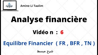 Analyse Financière  Equilibre Financier  FR  BFR  TN [upl. by Pilar]