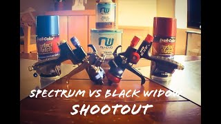 Harbor Freight Spraygun Shootout Spectrum HTE Vs Black Widow HTE [upl. by Uund]