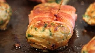 Chicken  Bacon and Herb Rissoles [upl. by Dukie]