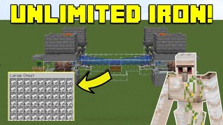 119 MEGA IRON FARM 1000 IRON PER HR Minecraft Java 117  119 Tutorial [upl. by Trula]