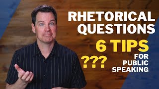 Rhetorical Questions for Public Speaking [upl. by Nnyliak559]