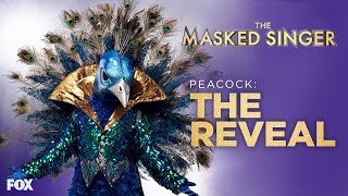 The Peacock Is Revealed  Season 1 Ep 10  THE MASKED SINGER [upl. by Llekim854]