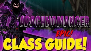 AQW  Arachnomancer Class Guide Enhancements Class Skills Combos Soloing Farming PvP [upl. by Eniarrol]