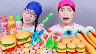 Course de bonbons à la gelée Mukbang DONA [upl. by Barfuss424]