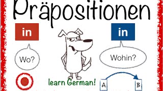 German Prepositions 1  IN  simpel amp mit Bildern [upl. by Seluj]