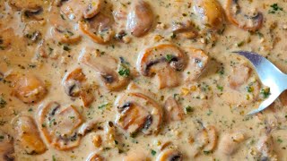 Creamy Mushroom Sauce Recipe [upl. by Quiteria]