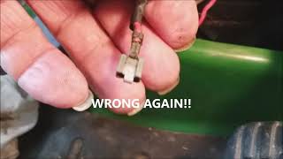 John Deere X485 Fuel Pump Problems [upl. by Irreg]