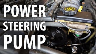 How to Replace power steering pump and flush PS fluid Ford Duratec HE Mondeo [upl. by Gerti]