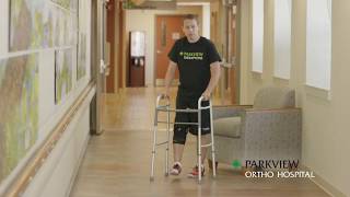 Using a Walker Sitting and Standing – Non WeightBearing [upl. by Monti]