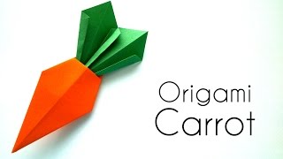 Origami Carrot Tutorial [upl. by Bunker]