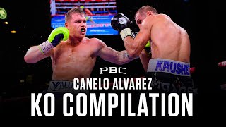 Canelo Alvarez KNOCKOUT Compilation [upl. by Llednek]