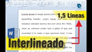 Cómo hacer Interlineado en Microsoft Word  aprende fácil y rápido [upl. by Llehcim520]