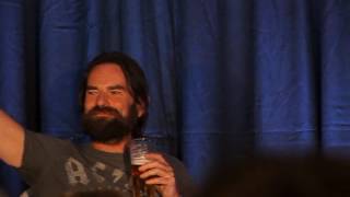 Outlander Sam Heughan amp Duncan LacroixThe Highlanders London 27Aug2016 [upl. by Silera]