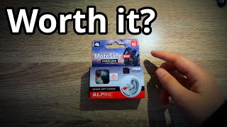 Alpine Motosafe Race Ear Plugs Review Unboxing and First Impressions [upl. by Oirogerg]