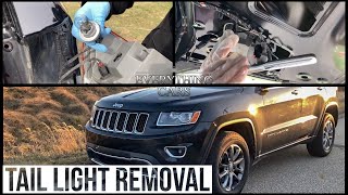 Jeep Grand Cherokee Tail Light Removal amp Bulb Replacement 20142020 [upl. by Grosvenor]