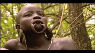 Documentary Ethiopia Mursi people English [upl. by Annaear]