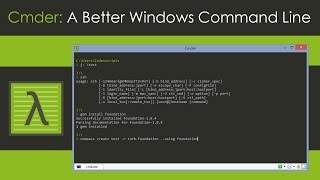 Cmder A Better Windows Command Line [upl. by Sheeb685]