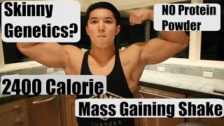 Homemade Mass Gainer Shake  How I gained 20 Lbs in 3 Months [upl. by Phelgen]