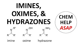 imines hydroxylamines amp hydrazones [upl. by Airdnas]