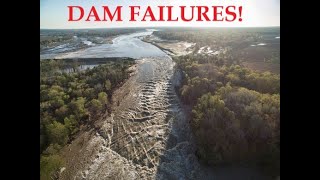 Michigan Dams Fail Tittabawassee River [upl. by Grantley759]