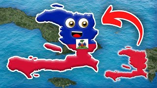 Haiti  Geography amp Departments  Countries of the World [upl. by Yrok]