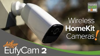 EufyCam 2 Wireless Security Cameras for HomeKit [upl. by Hsakaa755]