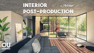 Interior Architecture Postproduction in Photoshop [upl. by Barolet]