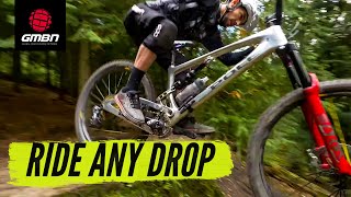 How To Ride Any Drop Off On Your MTB  Mountain Bike Skills [upl. by Sacks]