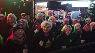 WHAT CHRISTMAS MEANS TO ME Rock Choir at Birkdale Lights Switch On 1st December 2024 [upl. by Naujet]