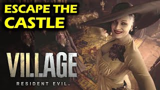 Escape The Castle All Mask Locations amp Puzzles  Resident Evil 8 Village Walkthrough [upl. by Ellinad170]