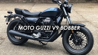 2019 Moto Guzzi V9 Bobber First Ride amp Review [upl. by Bushweller]