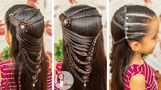 Peinado Fácil Para Cabello Largo [upl. by Nelda]