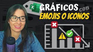 ✅🔻🟡 Gráficos con EMOJIS o ICONOS en EXCEL [upl. by O'Grady692]