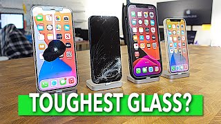 I Broke 17 Different iPhone 12 Screen Protectors Which One Was Strongest [upl. by Deer445]