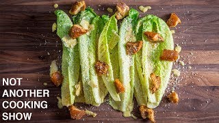 THE ORIGINAL CAESAR SALAD RECIPE [upl. by Llednew]