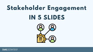 Stakeholder Engagement in 5 Slides  Stakeholder Management [upl. by Walford]