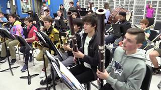 Lake Travis HS Wind Ensemble amp LTMS Band Rehearsal [upl. by Cis]