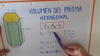 VOLUMEN PRISMA HEXAGONAL [upl. by Catarina]