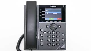 Polycom 350 How to Access Voicemail [upl. by Yessak933]