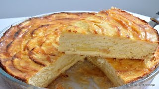 Tarta de Manzana a capas Receta Fácil SIN PESAR ingredientes [upl. by Aneeuqal]