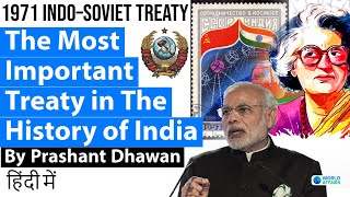 1971 war India Russia Defence Pact Explained  Current Affairs [upl. by Kwabena743]