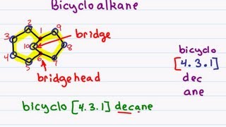 Naming Cycloalkanes and Bicyclo Alkanes [upl. by Norty]