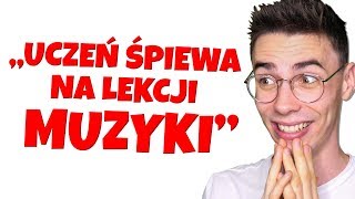 ŚMIESZNE UWAGI SZKOLNE [upl. by Chiou]