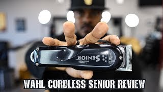 WAHL CORDLESS SENIOR REVIEW [upl. by Annaoy]