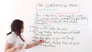 English Lesson Verb Moods  The Subjunctive Mode [upl. by Anilat175]