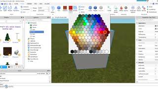 How To Retexture Color amp Resize Objects  Roblox Studio [upl. by Eisso]