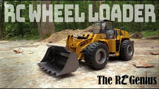 I Bought an RC Wheel Loader  HUINA 1583 Metal Wheel Loader  Unboxing amp Test Run [upl. by Origra]