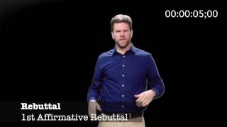 Debate Example Affirmative Rebuttal [upl. by Goodman]