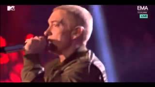 Eminem fastest rap ever  rap god live 2013 [upl. by Alhahs]