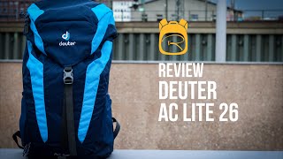 Deuter AC Lite 26  Review auf Deutsch  Rucksack Test [upl. by Lonier]